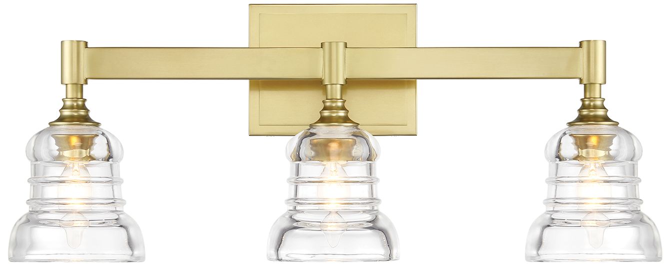 Crystorama Gregory 23.75'' Aged Brass Bathroom Vanity