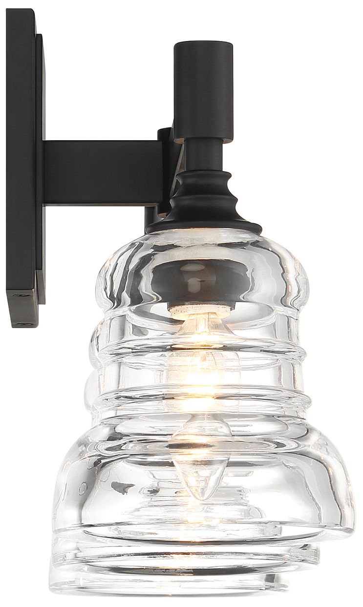 Image 4 Crystorama Gregory 23.75'' Matte Black Bathroom Vanity more views