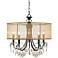 Crystorama Hampton 24" Wide English Bronze Chandelier