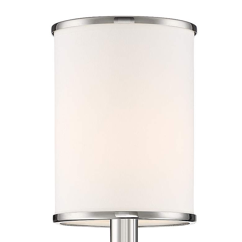 Image 3 Crystorama Hatfield 18 1/2" High Polished Nickel Wall Sconce more views