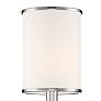 3_Crystorama Hatfield 18 1/2" High Polished Nickel Wall Sconce more views