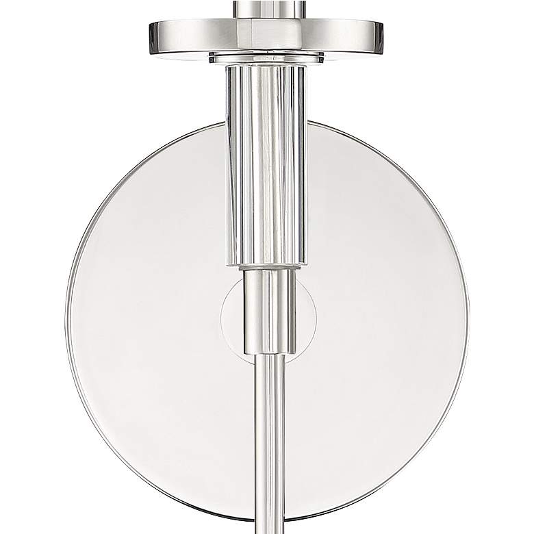 Image 4 Crystorama Hatfield 18 1/2" High Polished Nickel Wall Sconce more views