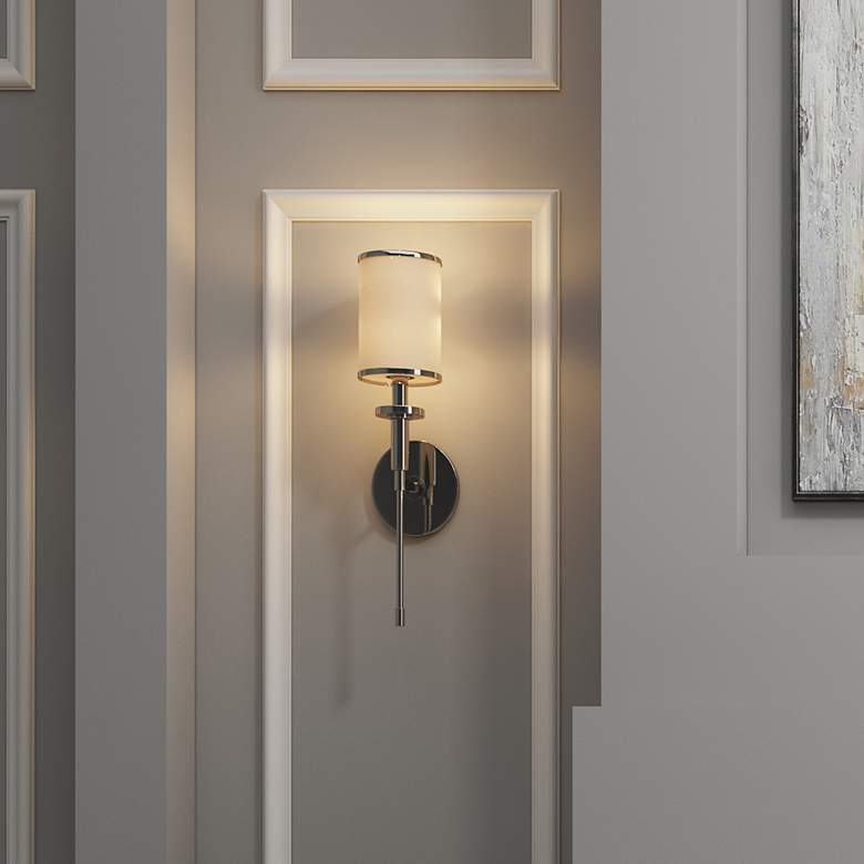 Image 6 Crystorama Hatfield 18 1/2" High Polished Nickel Wall Sconce more views