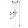 7_Crystorama Hatfield 18 1/2" High Polished Nickel Wall Sconce more views