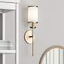 1_Crystorama Hatfield 18 1/2" High Vibrant Gold Wall Sconce