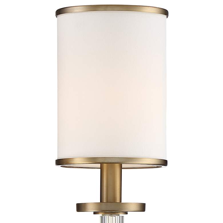 Image 3 Crystorama Hatfield 18 1/2"H Vibrant Gold 2-Light Wall Sconce more views