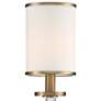 3_Crystorama Hatfield 18 1/2"H Vibrant Gold 2-Light Wall Sconce more views