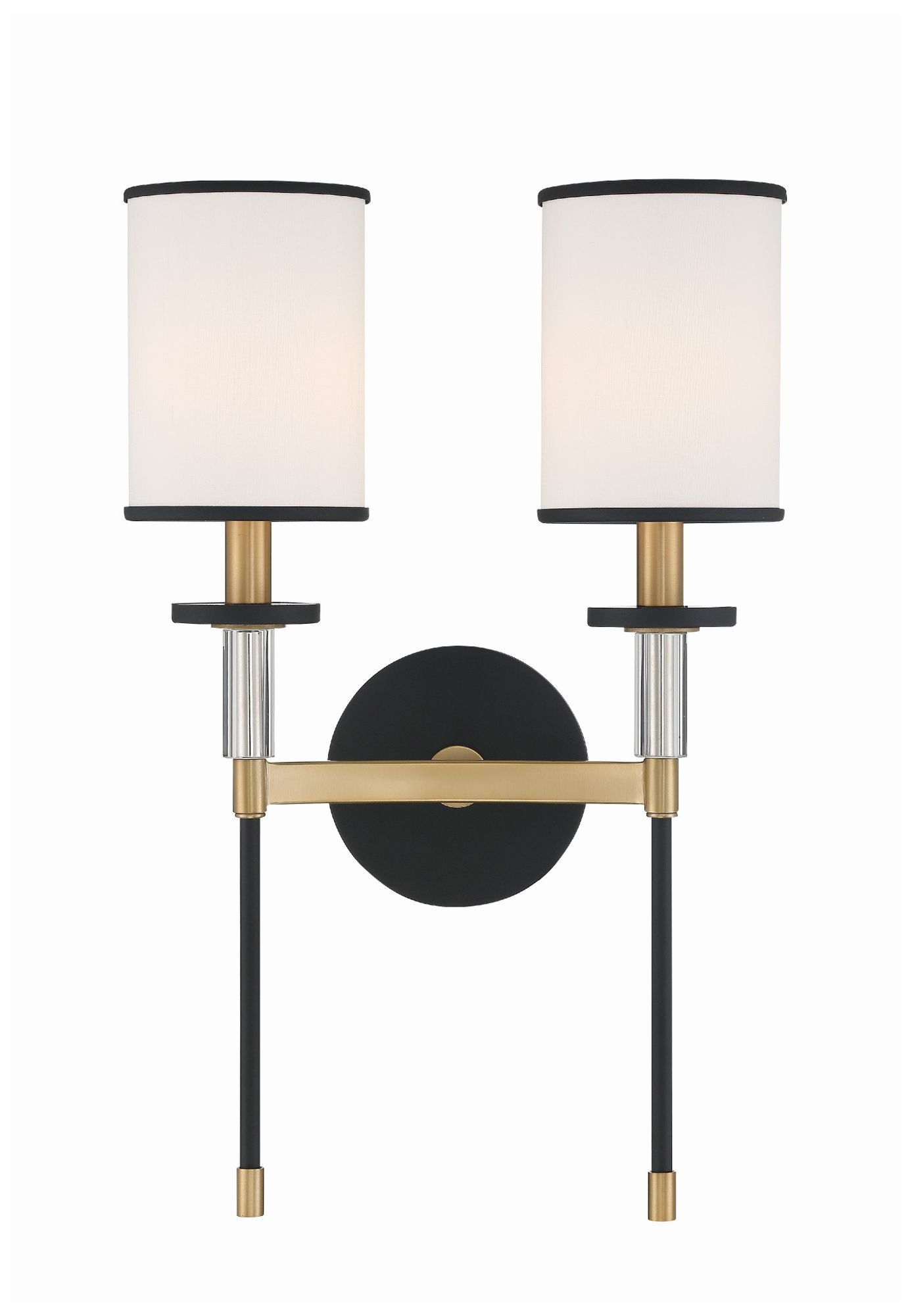 Crystorama Hatfield Black Collection