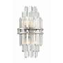 3_Crystorama Hayes 14 1/4" High Polished Nickel Wall Sconce more views