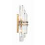 Thumbnail4 of Crystorama Hayes 14 1/4"H Aged Brass 2-Light Wall Sconce more views