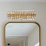 1_Crystorama Hayes 23 1/2" Wide Aged Brass Vanity Bath Light