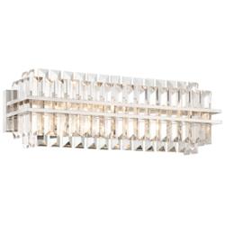 Crystorama Hayes 23 1/2" Wide Polished Nickel 4-Light Bath Light