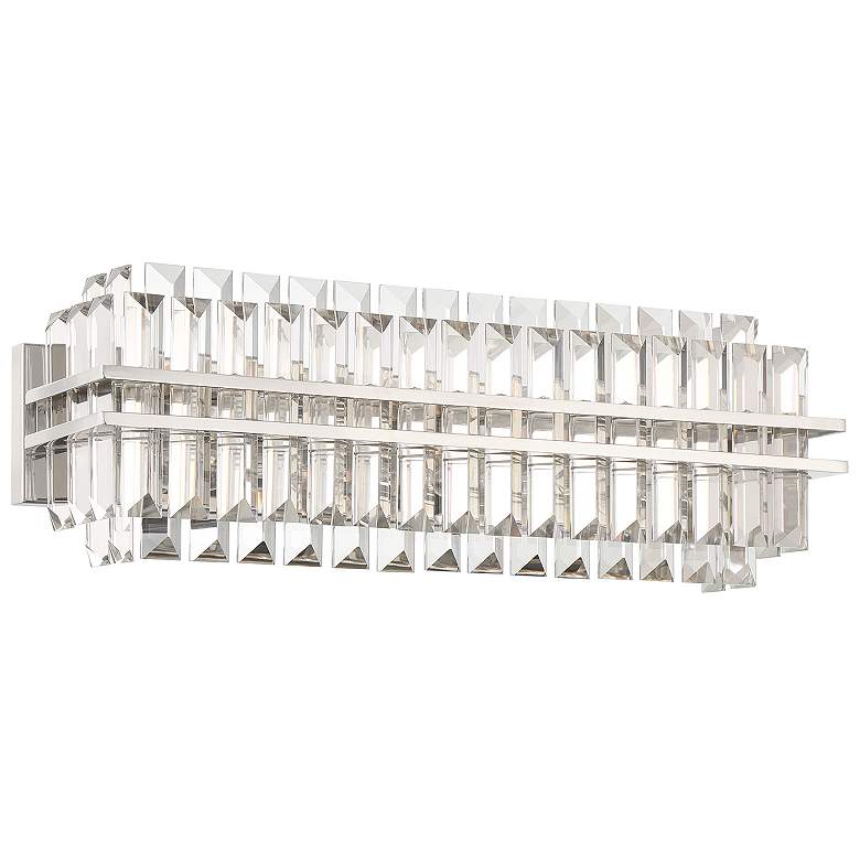 Image 3 Crystorama Hayes 23 1/2" Wide Polished Nickel 4-Light Bath Light more views