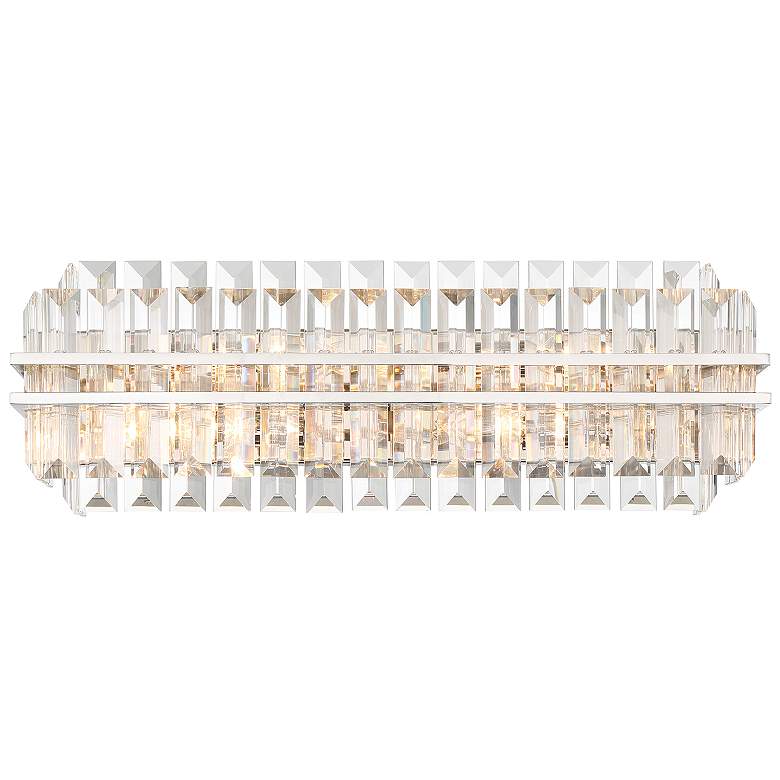 Image 4 Crystorama Hayes 23 1/2" Wide Polished Nickel 4-Light Bath Light more views