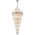 Crystorama Hayes 24" Wide Aged Brass Large Crystal Chandelier
