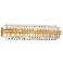 Crystorama Hayes 31 1/2" Wide Aged Brass 6-Light Bath Light