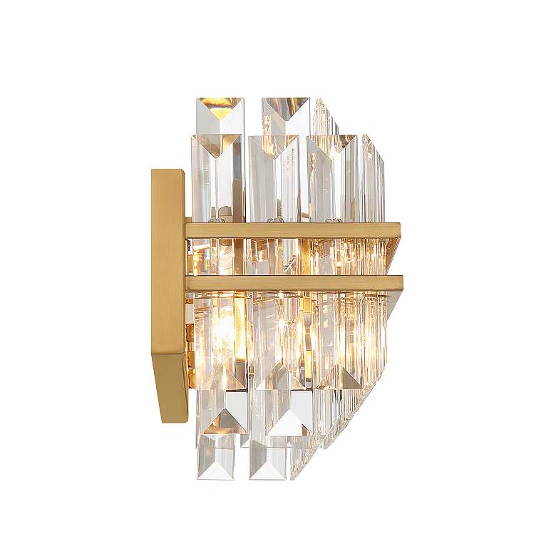 Image 5 Crystorama Hayes 31 1/2" Wide Aged Brass 6-Light Bath Light more views