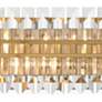6_Crystorama Hayes 31 1/2" Wide Aged Brass 6-Light Bath Light more views
