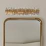 7_Crystorama Hayes 31 1/2" Wide Aged Brass 6-Light Bath Light more views