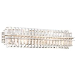 Crystorama Hayes 31 1/2" Wide Polished Nickel 6-Light Bath Light