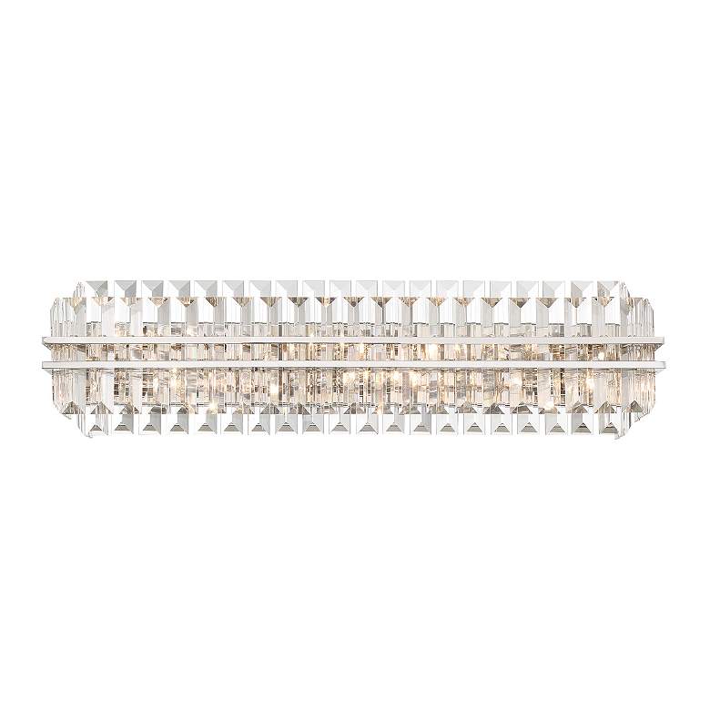 Image 4 Crystorama Hayes 31 1/2" Wide Polished Nickel 6-Light Bath Light more views