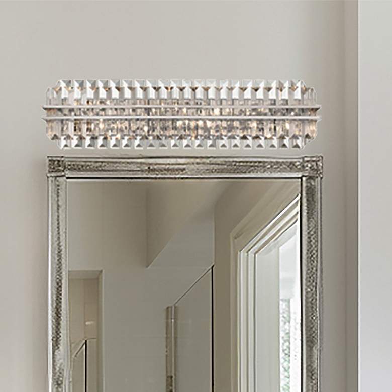 Image 7 Crystorama Hayes 31 1/2" Wide Polished Nickel 6-Light Bath Light more views