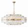Crystorama Hayes 40 1/2" Wide Aged Brass 32-Light Chandelier