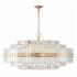 Crystorama Hayes 40 1/2" Wide Aged Brass 32-Light Chandelier