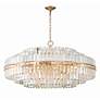 4_Crystorama Hayes 40 1/2" Wide Aged Brass 32-Light Chandelier more views