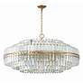 5_Crystorama Hayes 40 1/2" Wide Aged Brass 32-Light Chandelier more views