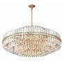 6_Crystorama Hayes 40 1/2" Wide Aged Brass 32-Light Chandelier more views