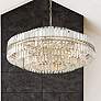 7_Crystorama Hayes 40 1/2" Wide Aged Brass 32-Light Chandelier more views