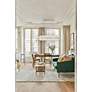 6_Crystorama Hayes 50"W Aged Brass 16-Light Linear Chandelier more views