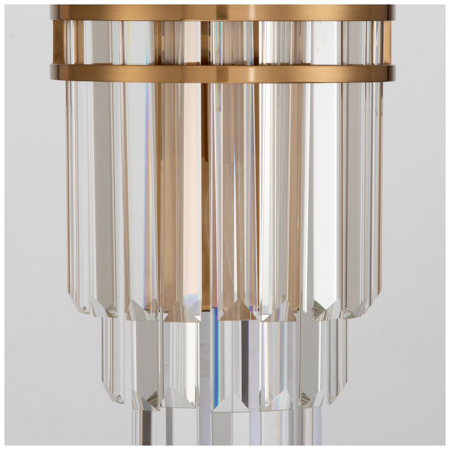 Image 5 Crystorama Hayes 7.5in. Aged Brass Sconce more views