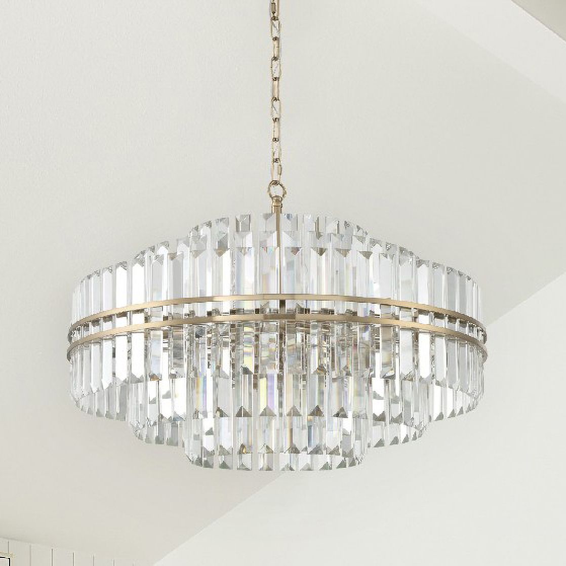 Crystorama Hayes Brass - Antique Brass Collection