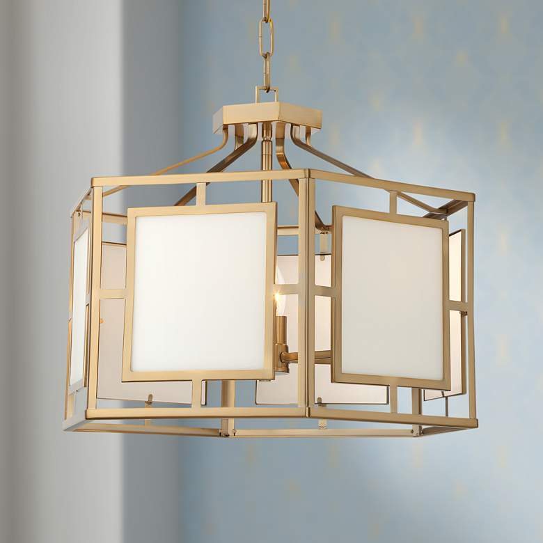Image 1 Crystorama Hillcrest 22" Wide Vibrant Gold Chandelier