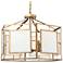 Crystorama Hillcrest 28" Wide Vibrant Gold Chandelier