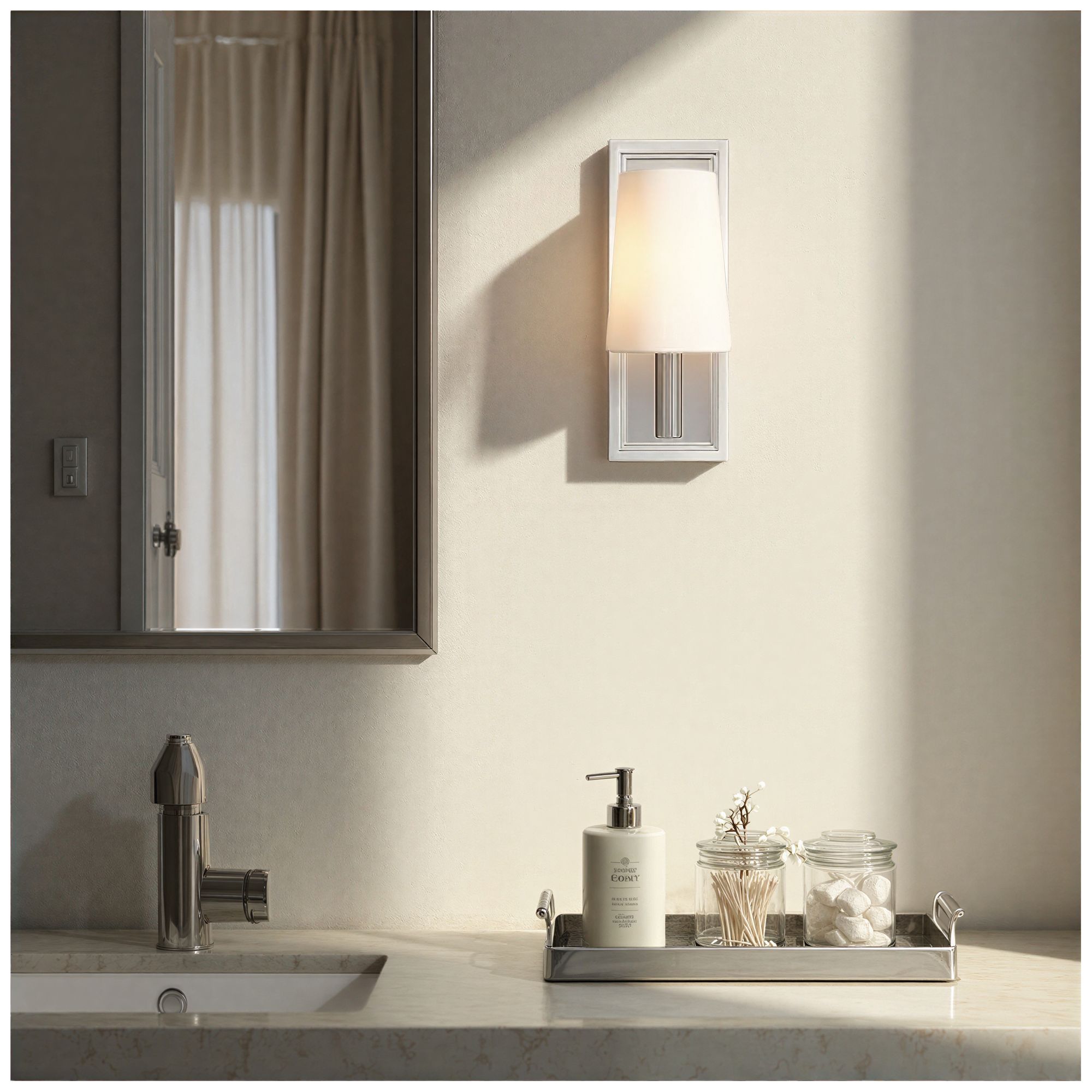 Image 6 Crystorama Hogan 4.5'' Polished Chrome Sconce more views