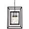 Crystorama Hollis 31"H Forged Bronze Box Pendant Light