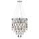 Crystorama Hudson 22"W Polished Chrome 9-Light Pendant Light