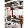 5_Crystorama Hulton 15" Wide Matte Black Ceiling Light more views
