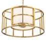 3_Crystorama Hulton 25" Wide Luxe Gold Metal 5-Light Pendant more views