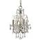 Crystorama Imperial 12" Wide 4-Light Traditional Crystal Chandelier