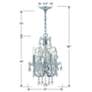 6_Crystorama Imperial 12" Wide 4-Light Traditional Crystal Chandelier more views