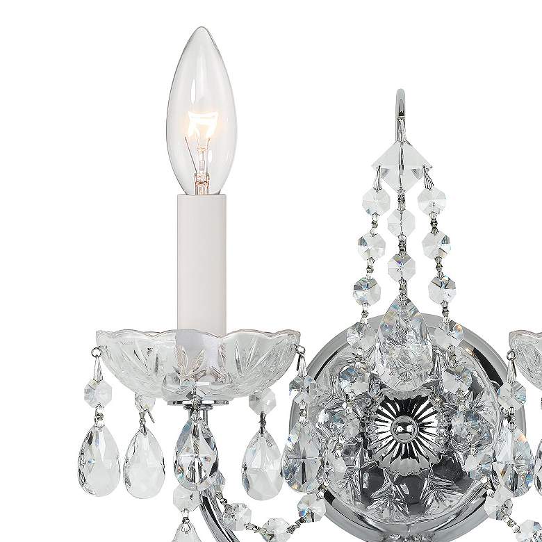 Image 2 Crystorama Imperial 14"H Polished Chrome 2-Light Wall Sconce more views