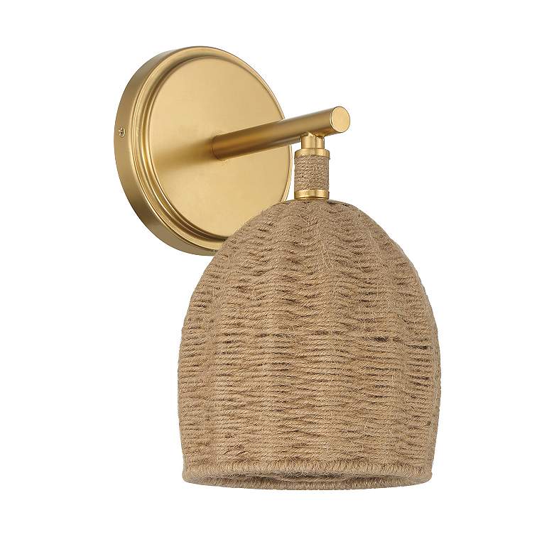 Image 3 Crystorama Jace 10 1/2" High Soft Gold LED Wall Sconce more views