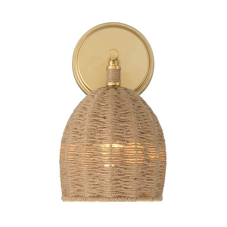 Image 4 Crystorama Jace 10 1/2" High Soft Gold LED Wall Sconce more views