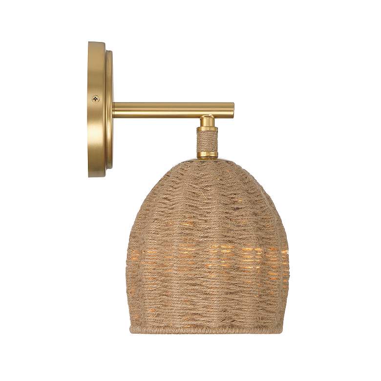 Image 5 Crystorama Jace 10 1/2" High Soft Gold LED Wall Sconce more views