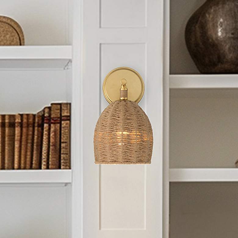 Image 7 Crystorama Jace 10 1/2" High Soft Gold LED Wall Sconce more views