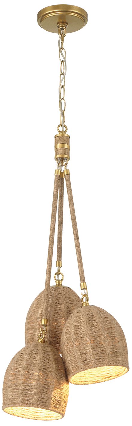 Crystorama Jace 11'' LED Soft Gold Pendant